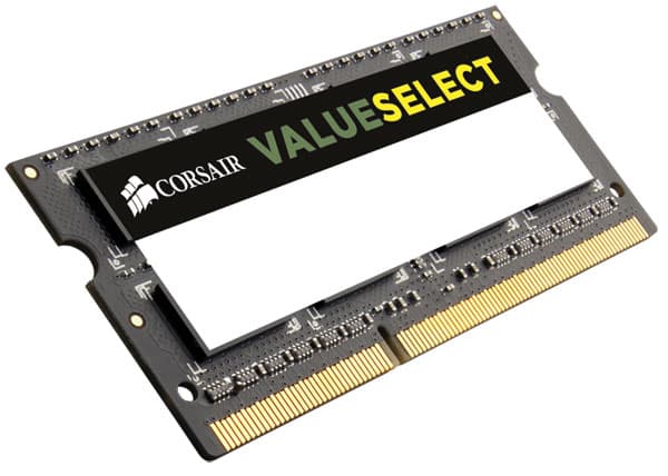 Corsair Value Select 8GB 1,600MHz DDR3 SDRAM SO DIMM 204-pin