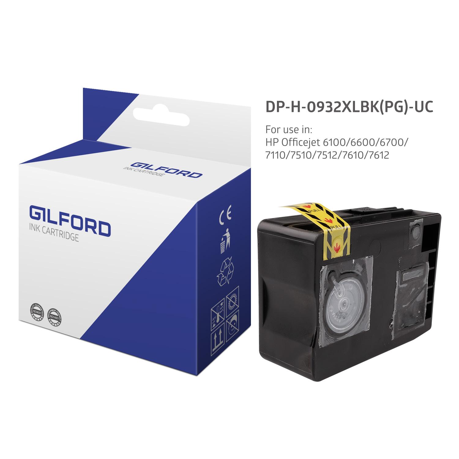 Gilford Bläck Svart Dh-0932Xlbk - Oj 6100/6600/6700 Premium