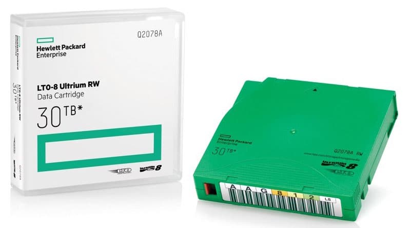 HPE LTO-8 Ultrium 30TB RW 20-Pack Data Cartridges with cases
