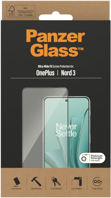 Panzerglass Ultra-Wide Fit OnePlus Nord 3