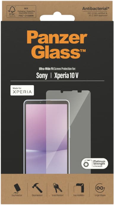 Panzerglass Ultra-Wide Fit Sony Xperia 10 V