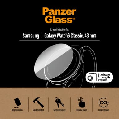 Panzerglass Screen Protector Galaxy Watch 6 Classic 43mm 