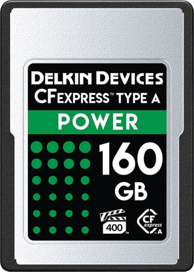 Delkin Power Cfexpress Card Vpg400 Type A R880/w790 160Gb 160GB CFexpress-kort typ A