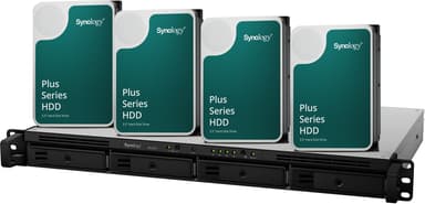 Synology RS422+ med 4st förinstallerade 4TB-diskar (16TB) 