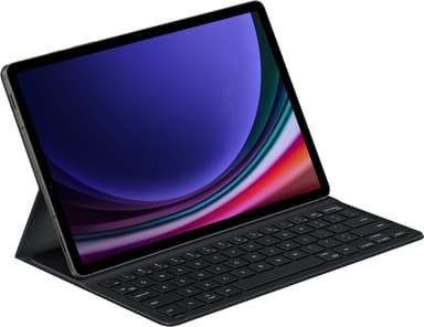 Samsung Book Cover Keyboard Slim Galaxy Tab S9 Pohjoismainen Musta