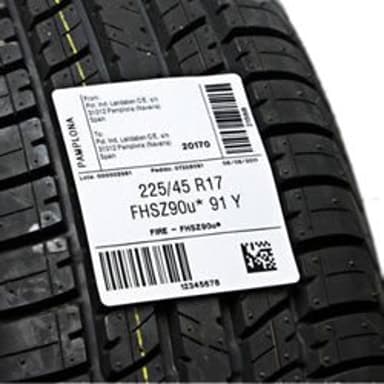 RL Gruppen Labels Tire TT 100x99mm 10-Pack 