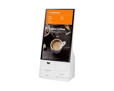 Samsung Km24c-w 24" Kiosk Self Order Display W Connect Box 