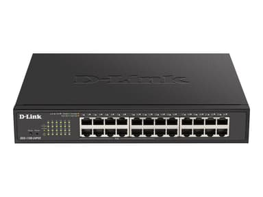 D-Link DGS 1100 v2 24-Port Smart PoE Switch 100W - (Outlet-vare klasse 2) 