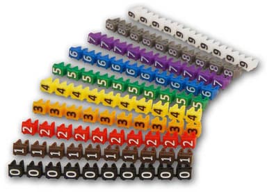 Direktronik Cable Markers 4-6Mm 10 Colors 