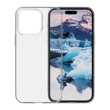 dbramante1928 Greenland, valmistettu 100% kierrätettystä muovista iPhone 15 Pro Läpinäkyvä