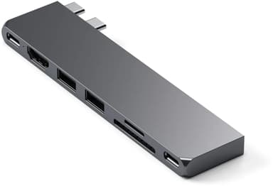 Satechi Pro Hub Slim USB-C x 2 Dockningsstation