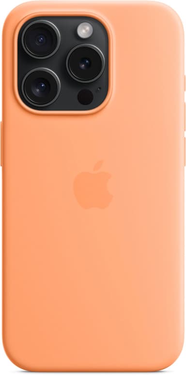 Apple Silicone Case With Magsafe iPhone 15 Pro Oranje