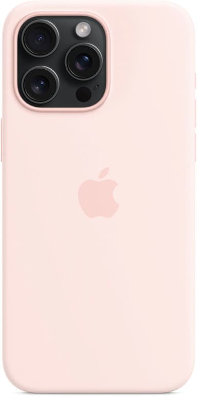 Apple Silicone Case With Magsafe iPhone 15 Pro Max Light Pink