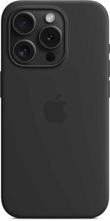 Apple Silikonskal med MagSafe iPhone 15 Pro Svart