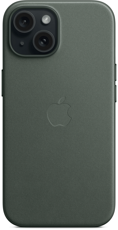Apple Finewoven Case With Magsafe iPhone 15 Ikivihreä