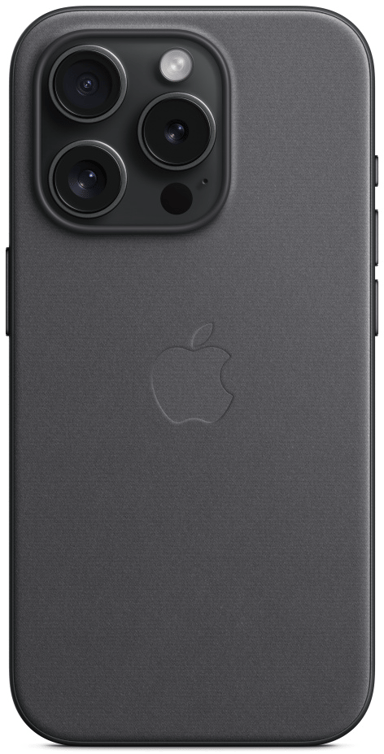 Apple FineWoven-skal med MagSafe iPhone 15 Pro Svart
