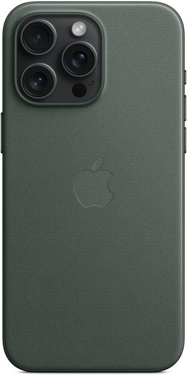 Apple FineWoven-skal med MagSafe iPhone 15 Pro Max Vintergrön