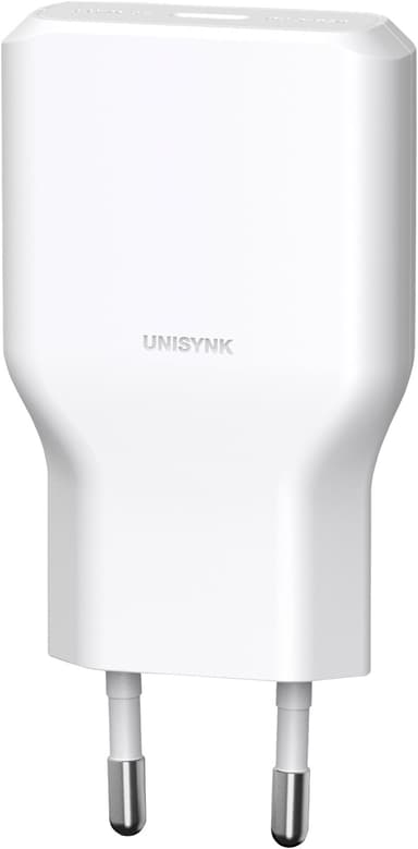 Unisynk USB-C Slim Wall Charger G3 36W Hvid
