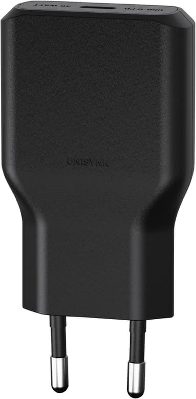 Unisynk USB-C Slim Väggladdare G3 Svart