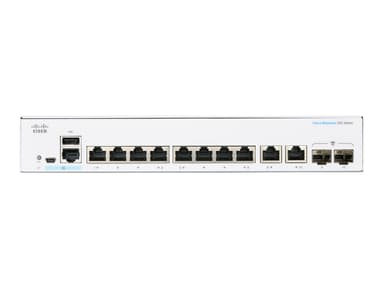 Cisco CBS250 8G 2SFP Smart Switch - (Outlet-vare klasse 2) 