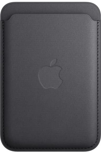 Apple Lommebok i finvev med MagSafe til iPhone iPhone 12 iPhone 13 iPhone 14 iPhone 14 Plus iPhone 15 iPhone 15 Plus iPhone 15 Pro iPhone 15 Pro Max Svart
