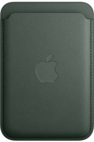 Apple Lommebok i finvev med MagSafe til iPhone iPhone 12 iPhone 13 iPhone 14 iPhone 14 Plus iPhone 15 iPhone 15 Plus iPhone 15 Pro iPhone 15 Pro Max Eviggrønn