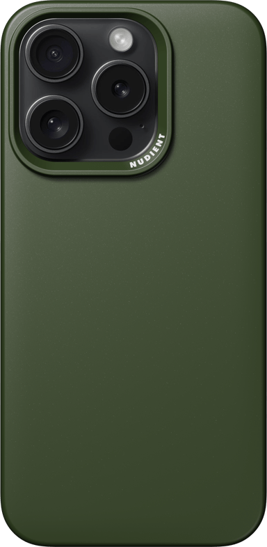 Nudient Thin Case MagSafe iPhone 15 Pro Vihreä