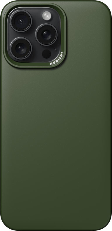 Nudient Thin Case MagSafe iPhone 15 Pro Max Vihreä