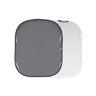 Lastolite Collapsible Photo Background 1.8 x 2.15m White/Mid Grey - (Outlet-vare klasse 2) 
