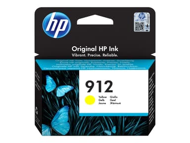 HP Muste Keltainen 912 300 Pages - OfficeJet Pro 8022/8024/8025 