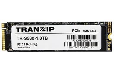 Tranzip SSD S380 SSD-levy 1000GB M.2 2280 PCI Express 4.0 x4 (NVMe)