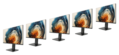 Voxicon D27QP 27" IPS Ergonomic Energy Star 5-Pack Skärm 27" 2560 x 1440 16:9 IPS 60Hz