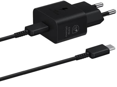 Samsung EP-T2510 Power Adapter 25W + USB-C Cable Zwart