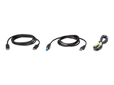 Aten USB Displayport KVM Cable Kit 1.8m 