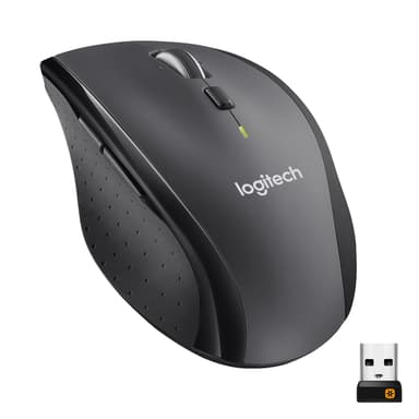 Logitech M705 Trådlös Mus Grå Svart