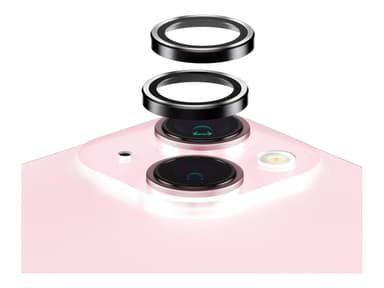 Panzerglass Hoops Lens Protector iPhone 15/15 Plus Zwart