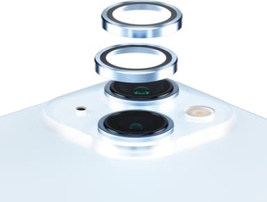 Panzerglass Hoops Lens Protector iPhone 15/15 Plus Blauw