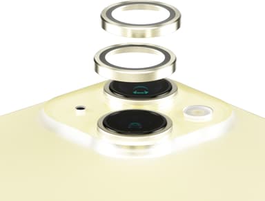 Panzerglass Hoops Lens Protector iPhone 15/15 Plus Vaaleanpunainen