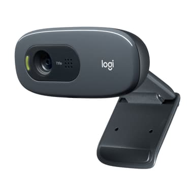 Logitech C270 HD USB 2.0 Webcam Sort