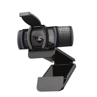 Logitech C920S HD Pro USB Webbkamera Svart