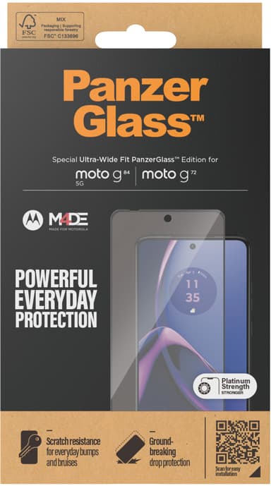 Panzerglass Ultra-Wide Fit Motorola Moto G84