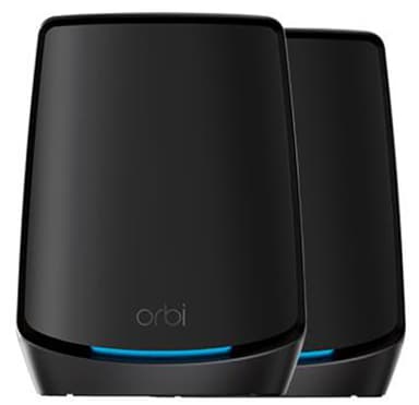 Netgear RBK862SB Orbi WiFi 6 Mesh System Svart 2-Pack 