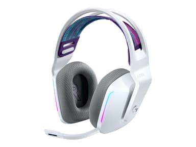 Logitech G733 Lightspeed Wireless RGB Gaming Headset Hodesett Stereo Hvit