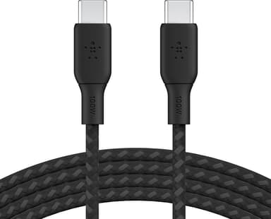 Belkin USB-C to USB-C Cable Braided 2m USB C USB C Musta
