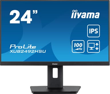 iiyama ProLite XUB2492HSU-B6 24" 1920 x 1080 16:9 IPS 100Hz