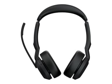 Jabra Evolve2 55 - (Löytötuote luokka 2) Kuuloke + mikrofoni USB-A Bluetooth-sovittimen kautta Optimoitu MS Teamsille Stereo Musta