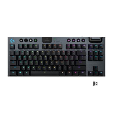 Logitech G915 TKL Tenkeyless LIGHTSPEED Wireless RGB Mechanical Gaming Keyboard Langaton Pohjoismaat Näppäimistö