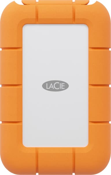 LaCie Mini Rugged SSD 1TB Grå Orange