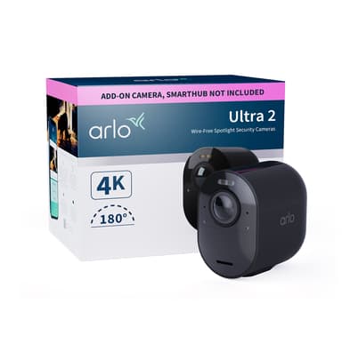 Arlo Ultra 2, lisäkamera musta 