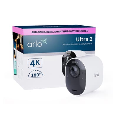 Arlo Ultra 2, lisäkamera, valkoinen 